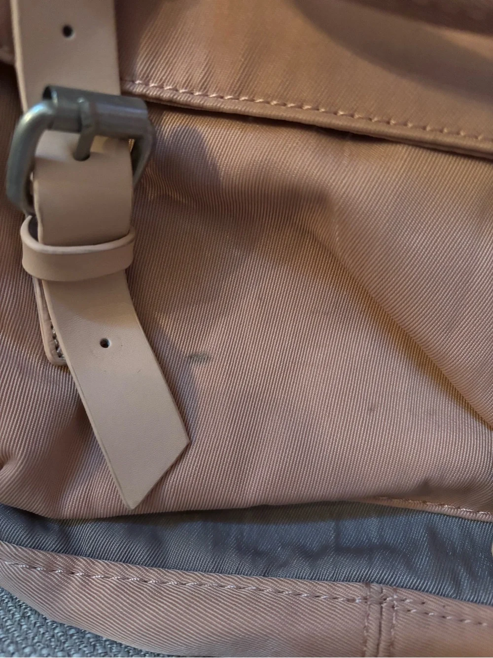 Pink Canvas Utility Backpack